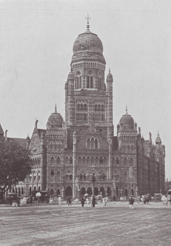 Bombay / Mumbai: The Municipal Office by Indian photographer