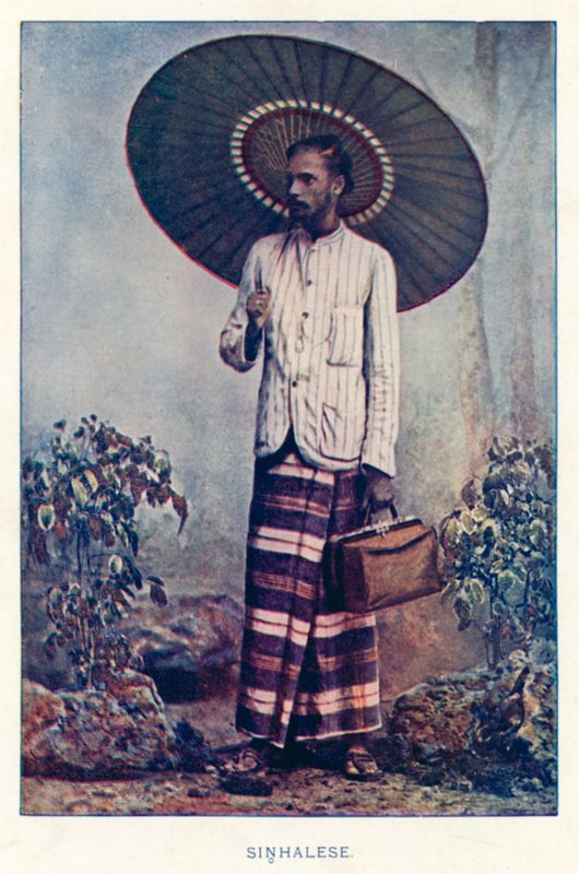 Indian Natives: Sinhalese by Indian photographer