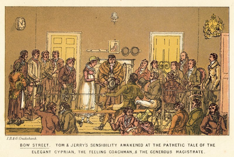 Bow Street by Isaac, Robert and George Cruikshank