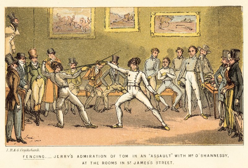 Fencing by Isaac, Robert and George Cruikshank