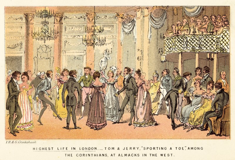 Highest Life in London by Isaac, Robert and George Cruikshank
