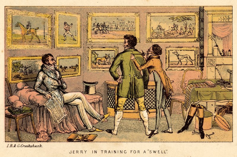 Jerry in Training for a Swell by Isaac, Robert and George Cruikshank