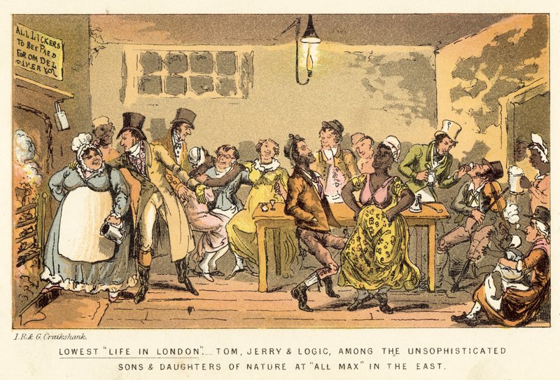 Lowest Life in London by Isaac, Robert and George Cruikshank