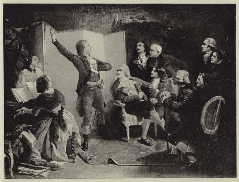 Rouget de Lisle Singing the Marseillaise by Isidore (after) Pils