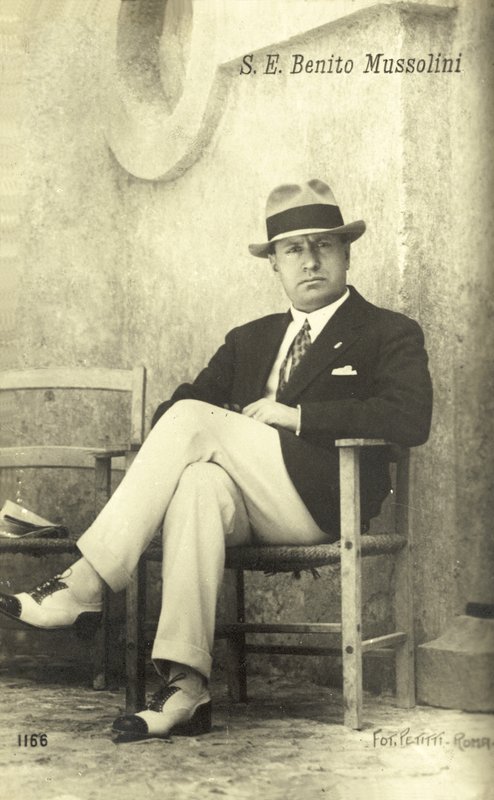 Benito Mussolini by Italian Photographer