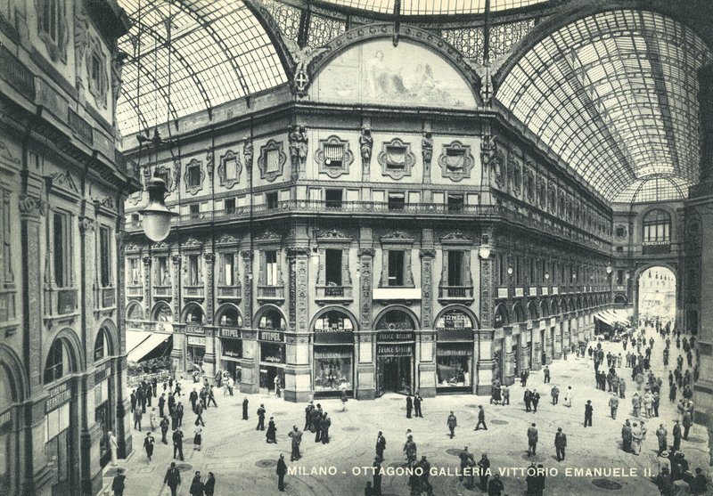 Milan, Italy, Galleria Vittorio Emanuele II by Italian Photographer