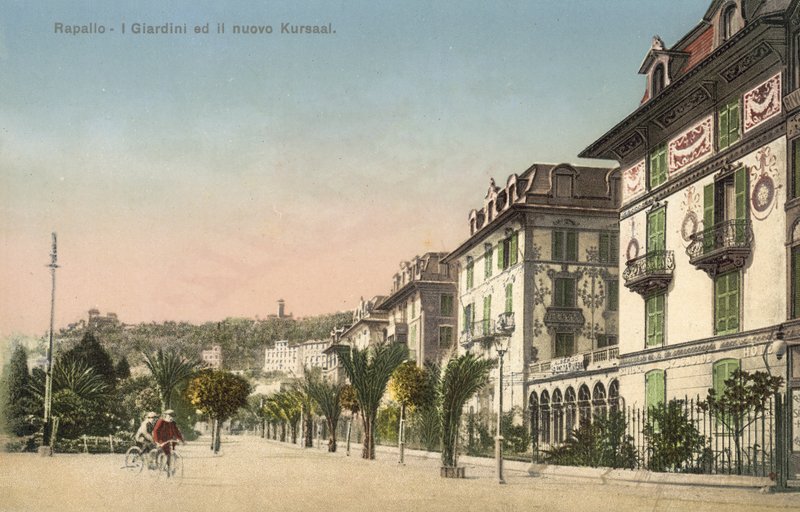 Rapallo, I Giardini ed il Nuovo Kursaal by Italian Photographer