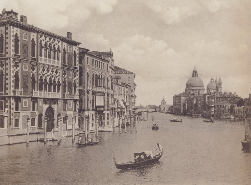 Canal Grande and Chiesa Della Salute by Italian Photographer