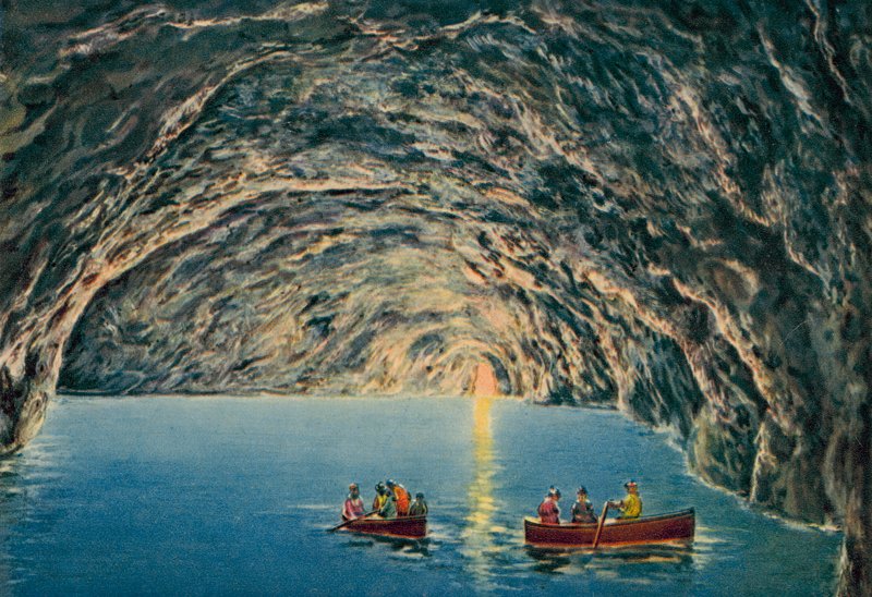 Capri: Blue Grotto by Italian Photographer