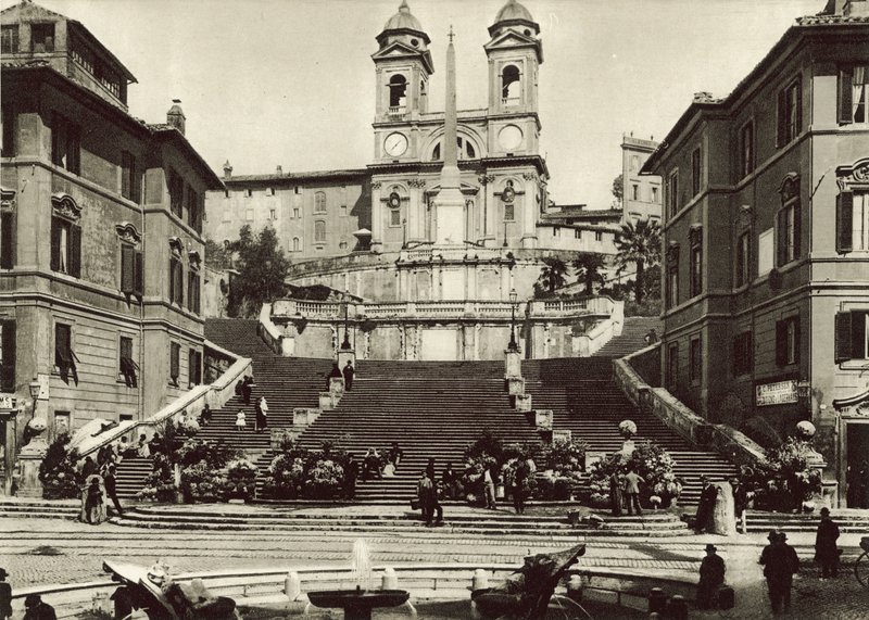 Church of Trinita dei Monti by Italian Photographer