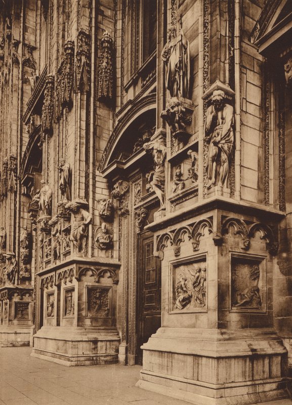 Duomo di Milano: Facade Detail by Italian Photographer