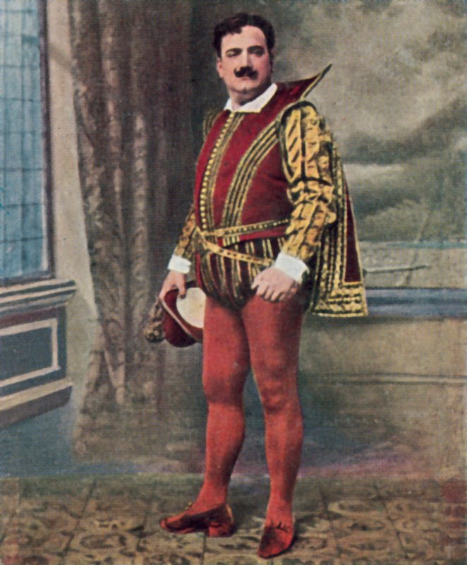 Enrico Caruso, Italian opera singer by Italian Photographer