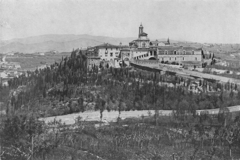 Florence, Surroundings, Panorama of the Certosa Convent by Italian Photographer