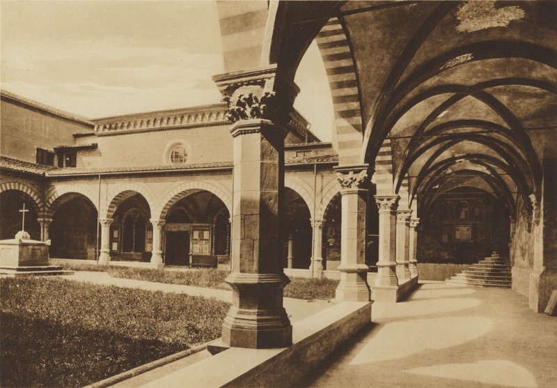 Florence: Chiesa di S Maria Novella, Il Chiostro verde, Fra Giovanni da Carpi by Italian Photographer