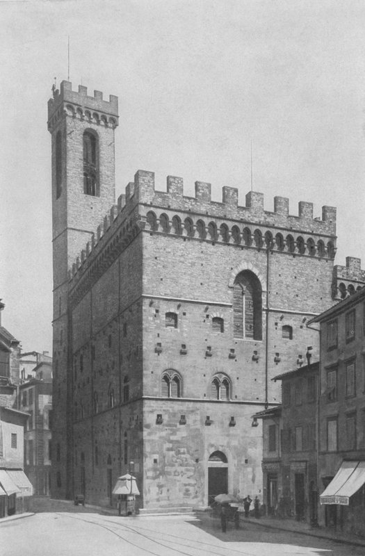 Florence, Palazzo del Podesta, National Museum by Italian Photographer
