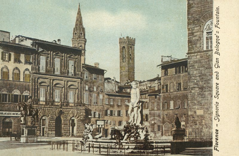 Florence, Italy, Piazza Signoria by Italian Photographer
