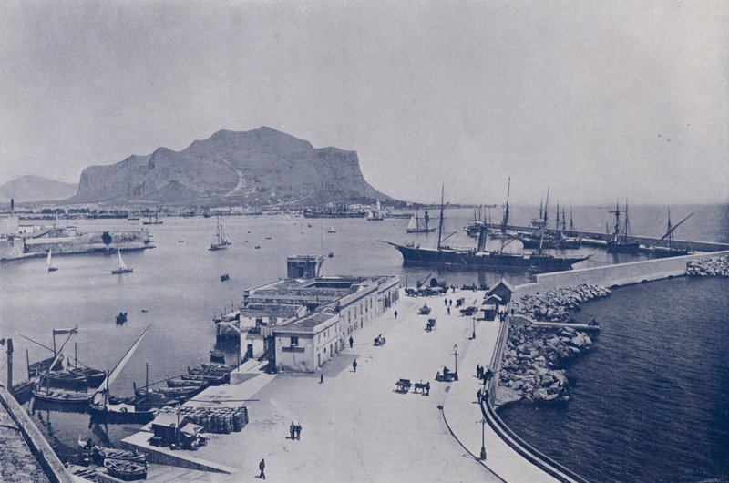 Italy: Palermo, Monte Pellegrino and Port by Italian Photographer