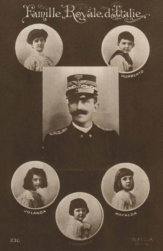 King Victor Emmanuel II and his family by Italian Photographer