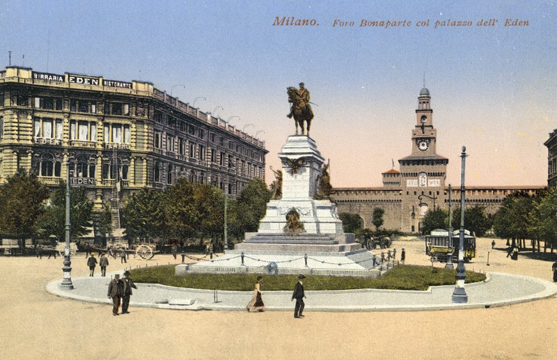 Milan, Italy, Foro Bonaparte, Palazzo Dell Eden by Italian Photographer