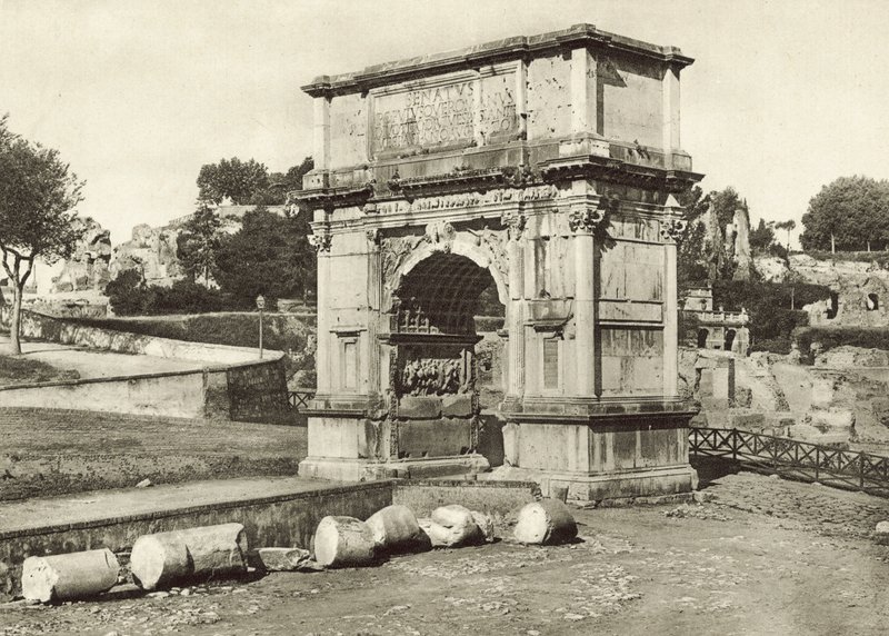 Roman Forum, Arch of Titus by Italian Photographer