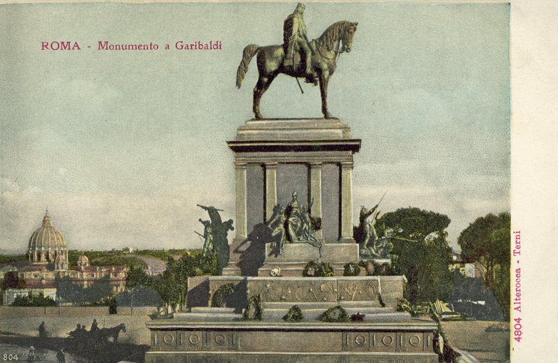 Rome, Italy, Garibaldi monument by Italian Photographer