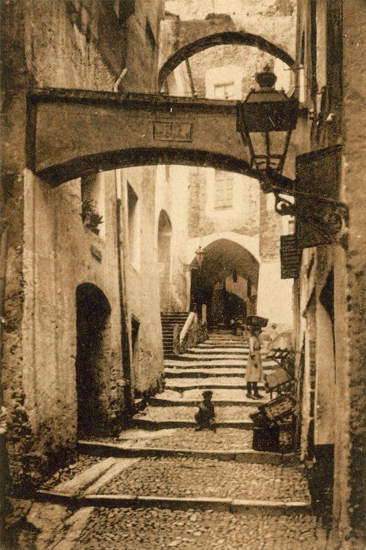 San Remo, Old Town, Via Santa Brigida by Italian Photographer