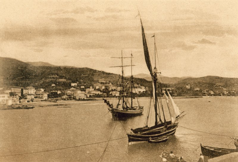 San Remo, Ville ed Alberghi a Levante by Italian Photographer
