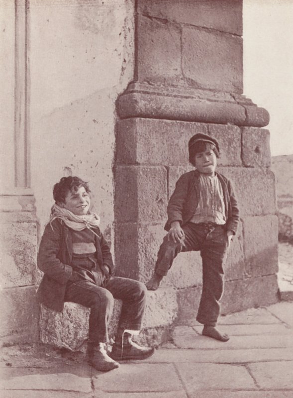 Sicily: Sicilian Boys of the Interior by Italian Photographer