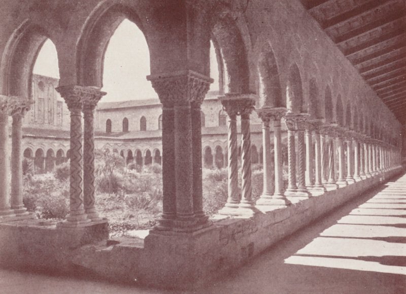 Sicily: The Cloisters, Monreale by Italian Photographer