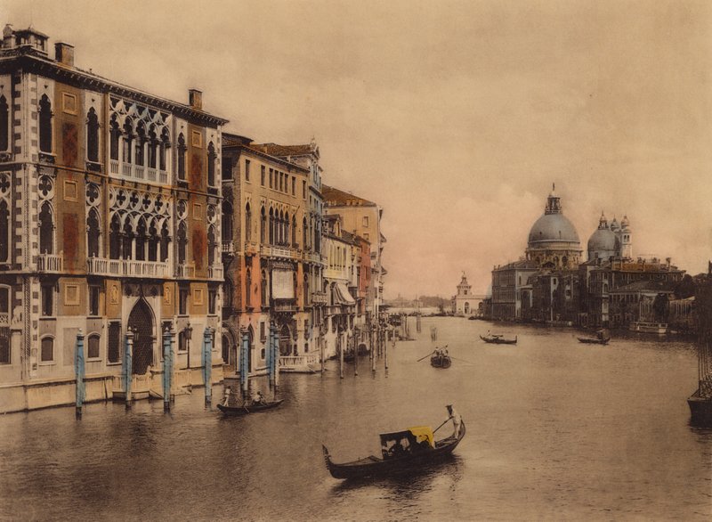 Venice: Grand Canal and Church of Salute by Italian Photographer