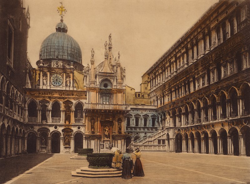 Venice: Courtyard of Palazzo Ducale by Italian Photographer