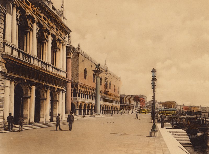 Venice: Molo from the Royal Garden by Italian Photographer