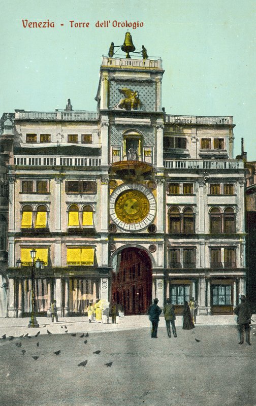 Venice, Italy, Torre Dell Orologio by Italian Photographer