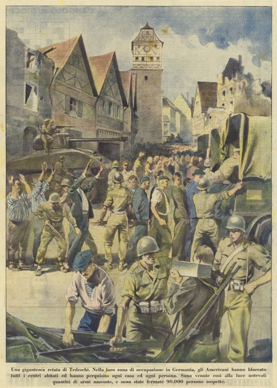 A Gigantic Raid of Germans by Italian School