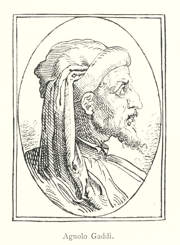 Agnolo Gaddi (engraving) by Italian School