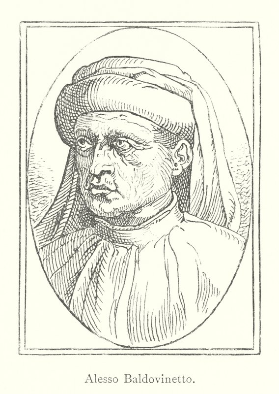 Alesso Baldovinetti (engraving) by Italian School