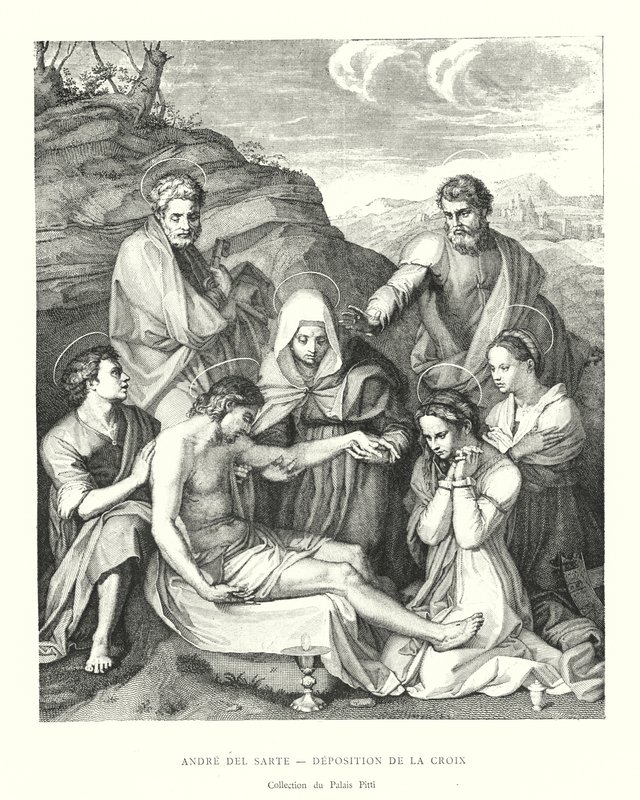 Andrea del Sarto, Deposition from the Cross, Collection of the Pitti Palace by Italian School