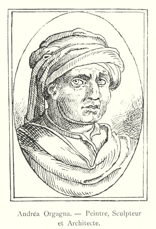 Andrea Orgagna, Painter, Sculptor and Architect (engraving) by Italian School