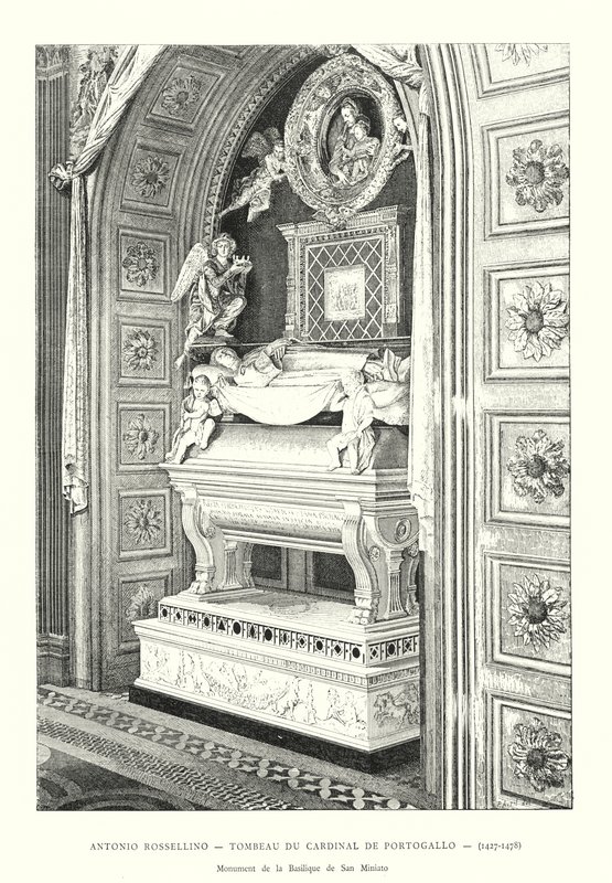 Antonio Rossellino, Tomb of Cardinal of Portugal by Italian School