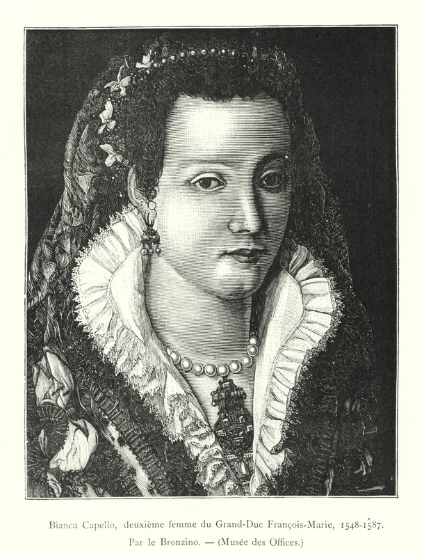 Bianca Capello, second wife of Grand Duke Francesco-Maria by Italian School