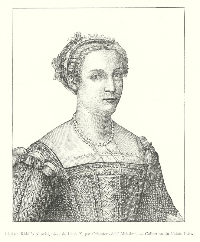Clarisse Ridolfo Altoviti, Niece of Leo X, by Cristoforo dell