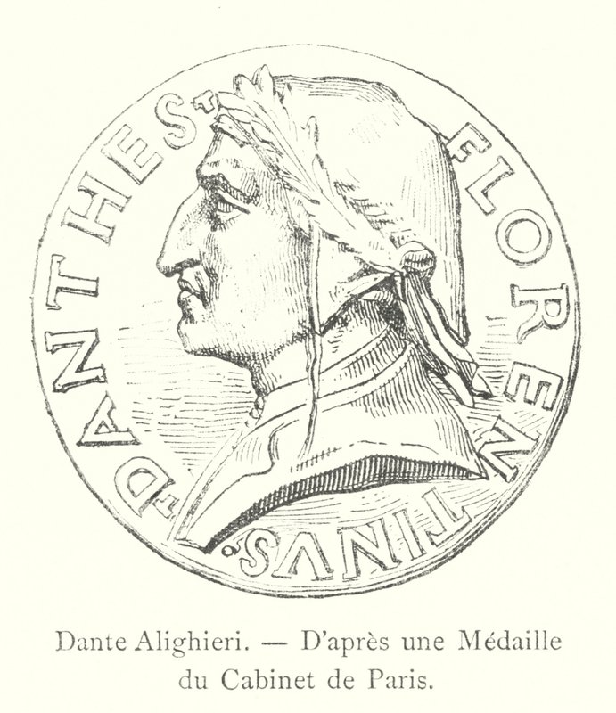 Dante Alighieri (engraving) by Italian School