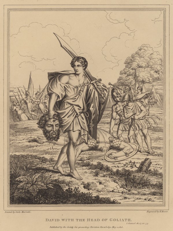 David with the Head of Goliath by Italian School
