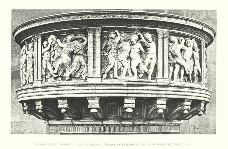 Donatello and Michele di Bartolommeo, Exterior Pulpit of Prato Cathedral by Italian School