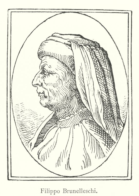 Filippo Brunelleschi (engraving) by Italian School
