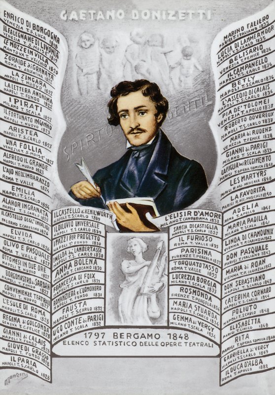 Gaetano Donizetti, Italian composer by Italian School
