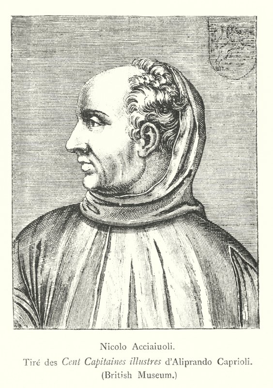 Nicolo Acciaiuoli, from the Hundred Illustrious Captains by Aliprando Caprioli, British Museum by Italian School
