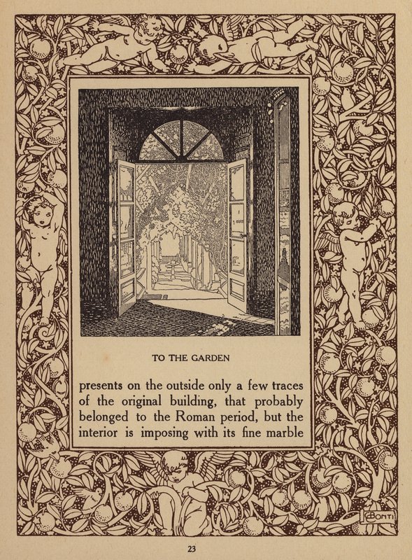 Page from Brochure for San Domenico Palace Hotel, Taormina by Italian School