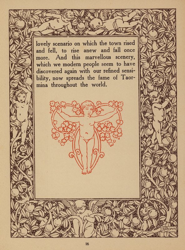 Page from Brochure for San Domenico Palace Hotel, Taormina by Italian School