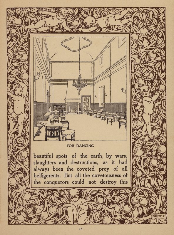 Page from Brochure for San Domenico Palace Hotel, Taormina by Italian School